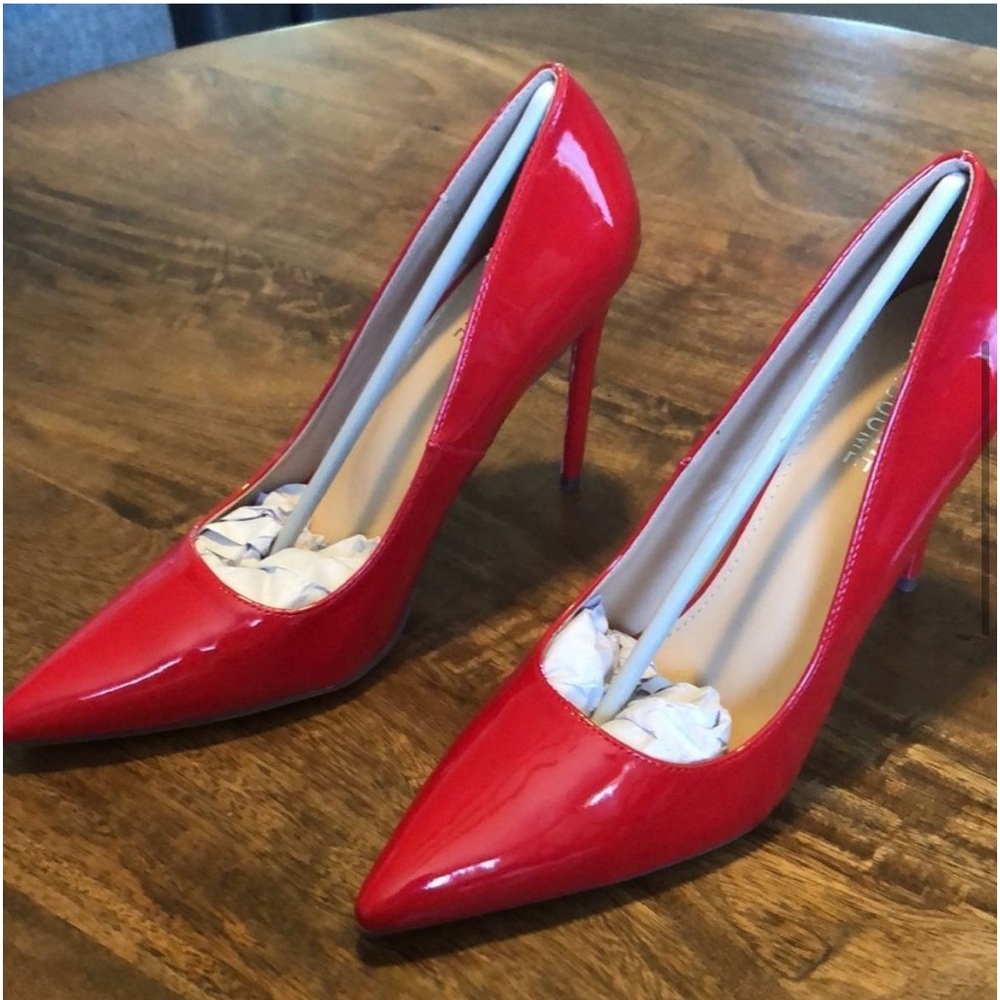 Azalea Wang Red Pumps